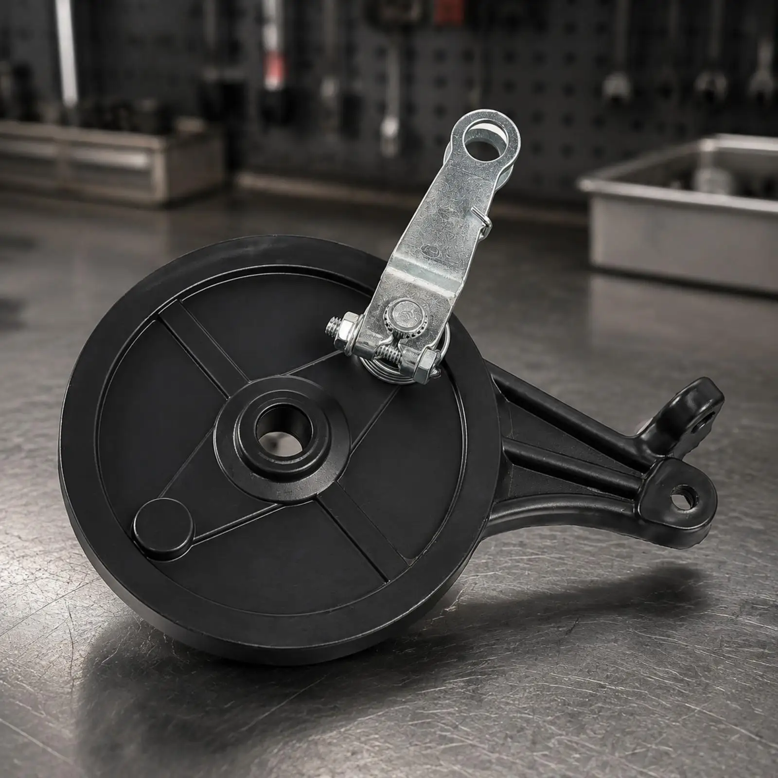 Complete Rear Drum Brake Assembly for Electric Scooter Aluminum Body with Brake Arm and Shoes for E Bike Brake Repair