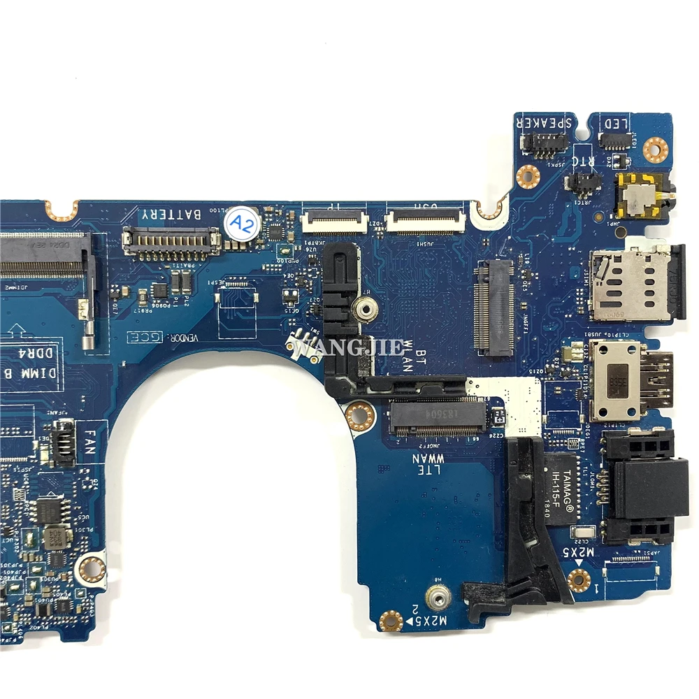 Imagem -05 - Usado para Dell Latitude 7490 Laptop Motherboard Intel Core I78650u Cpu La-f321p Cn0nfccj 0nfccj Nccj