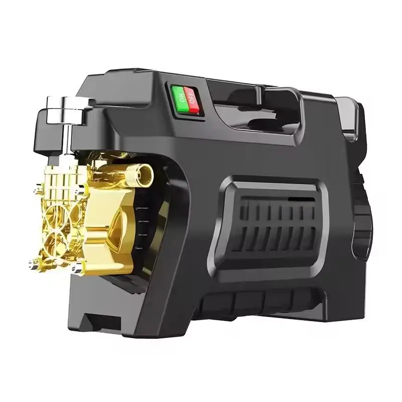 

6800 Вт мощная 220 В 7 м длинная пистолетная автомойка с регулируемым давлением короткий пистолет для очистки с водяным пистолетом и водяным насосом