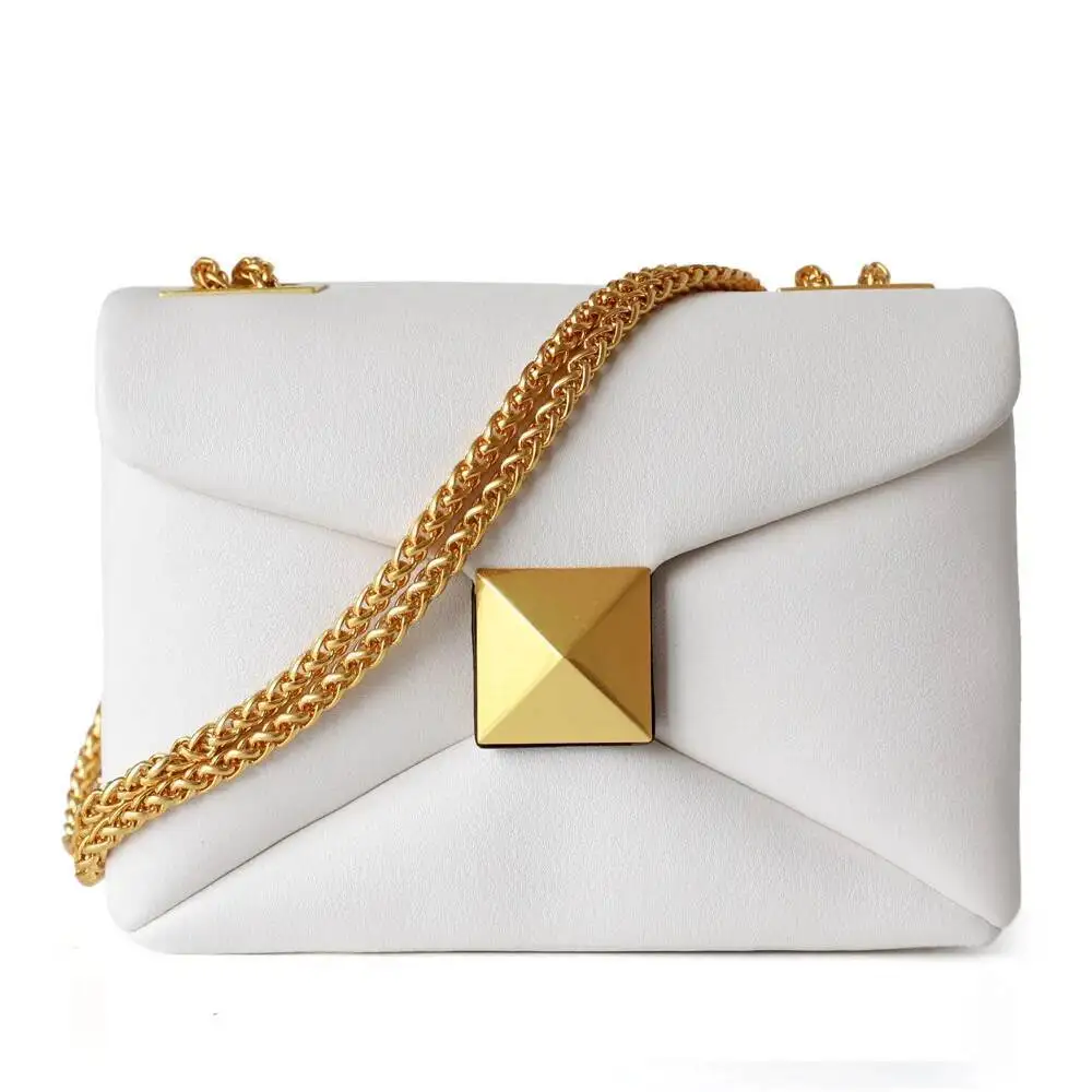 2025 Women's Designer Fashion Real Leather Crossbody Small Square Bag High Quality Cowhide Underarm Shoulder Bags