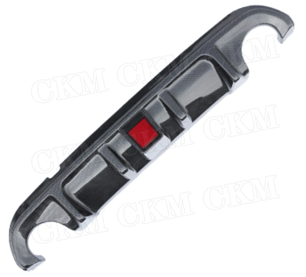 

Крышка диффузора заднего бампера из АБС-пластика со светодиодной подсветкой для Infiniti Q50 Base Sport 2014 2015 2016 2017, глянцевый черный