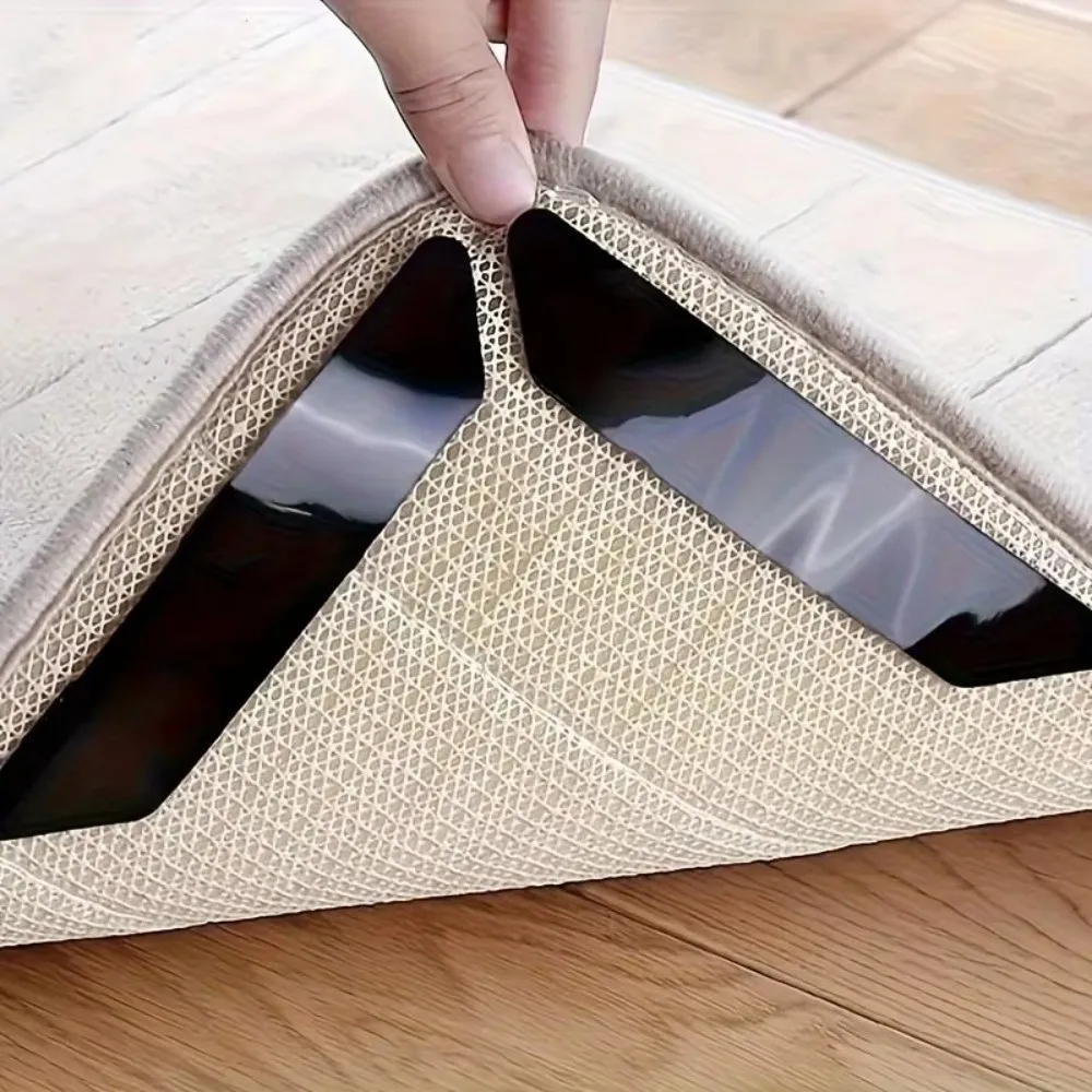 New Non-slip Carpet Stickers Reusable Anti Curling Carpet Tape Washable Grip Stoppers Floor Stoppers Home Decor