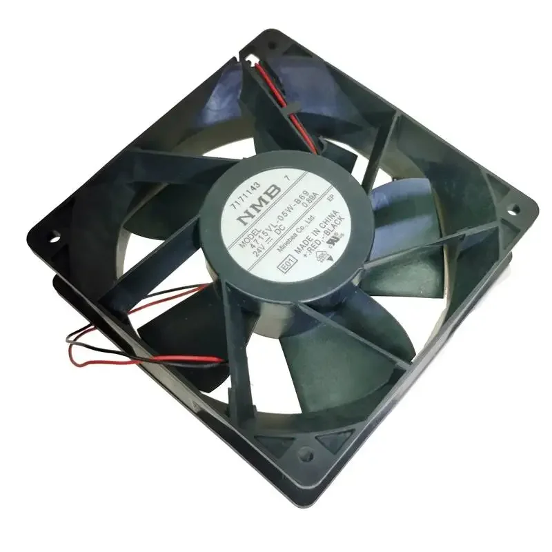 NMB-MAT 4715VL-05W-B69 E01 DC 24V 0.89A 120x120x38mm 3-Wire Server Cooling Fan