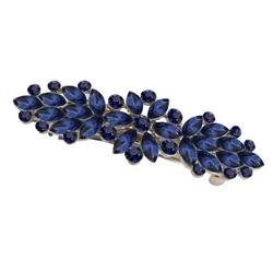 Rhinestone Pearl Hair Clip Crystal Flower Elegant Women Vintage Hairpin Barrette Headdress Durable Flexible Hair Accessories