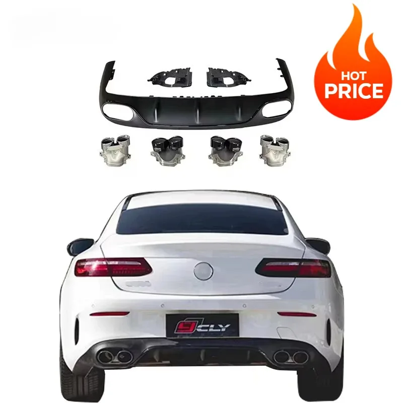 2017-2022  E-Class E Coupe W238/C238 E53  Upgrade Diffuser + Exhaust Pipe/Rear Lip with Tips | LIMITED OFFER