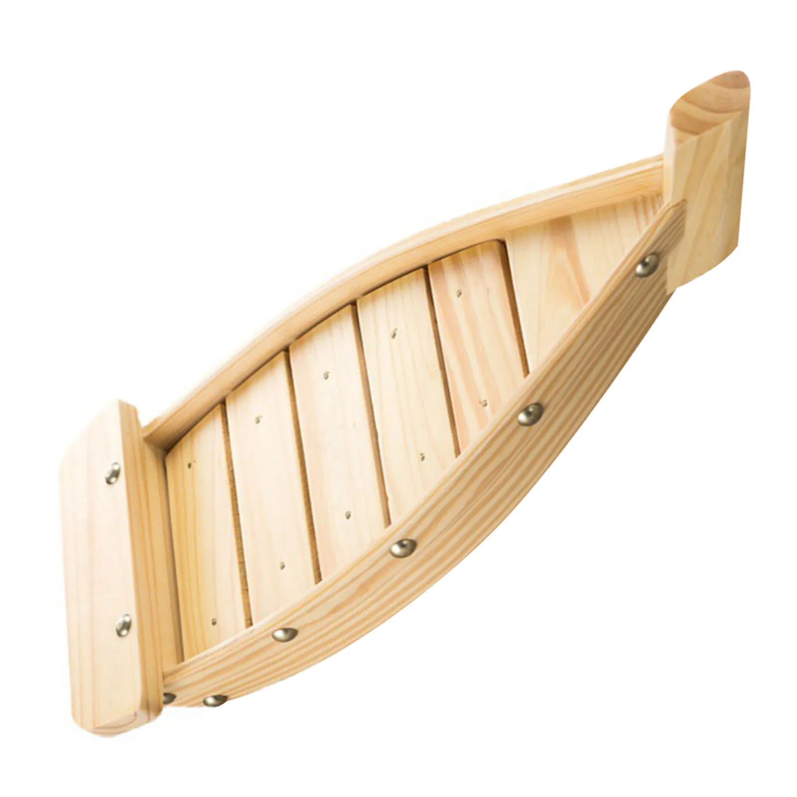 

Wooden Sushi Serving Boat Premium Wood Sushi Plate Decorative Sashimi Tray Restaurant Appetizer Display Tray Sashimi Holder