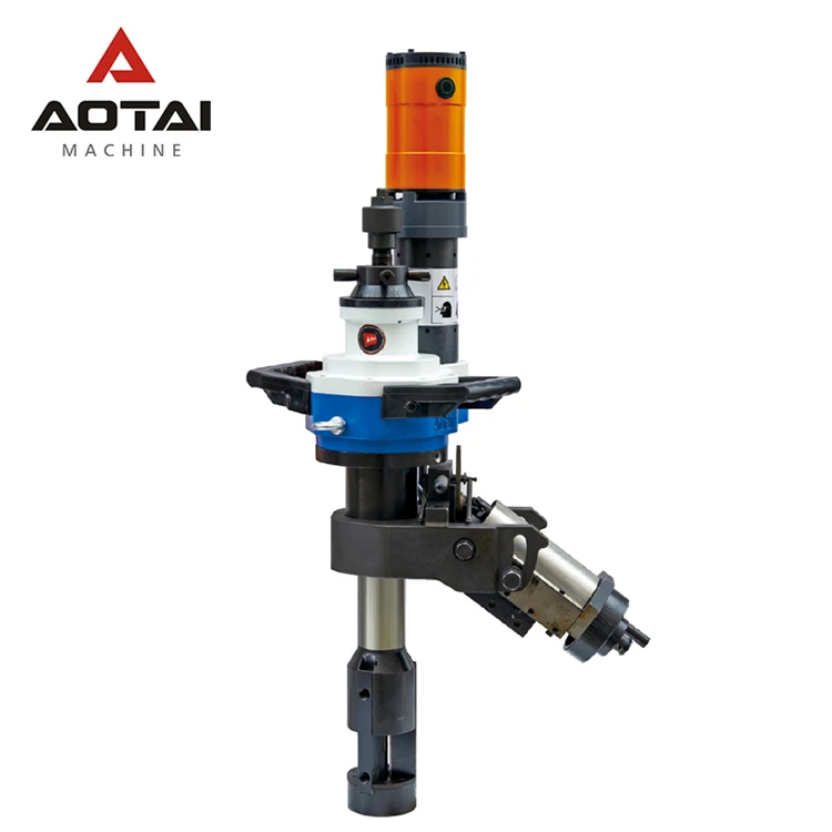 AOTAI  ISY-250-II Pipe Range 80-240mm Electric Portable Light Weight Safe Cold Bevel Pipe End Face Beveling Machine