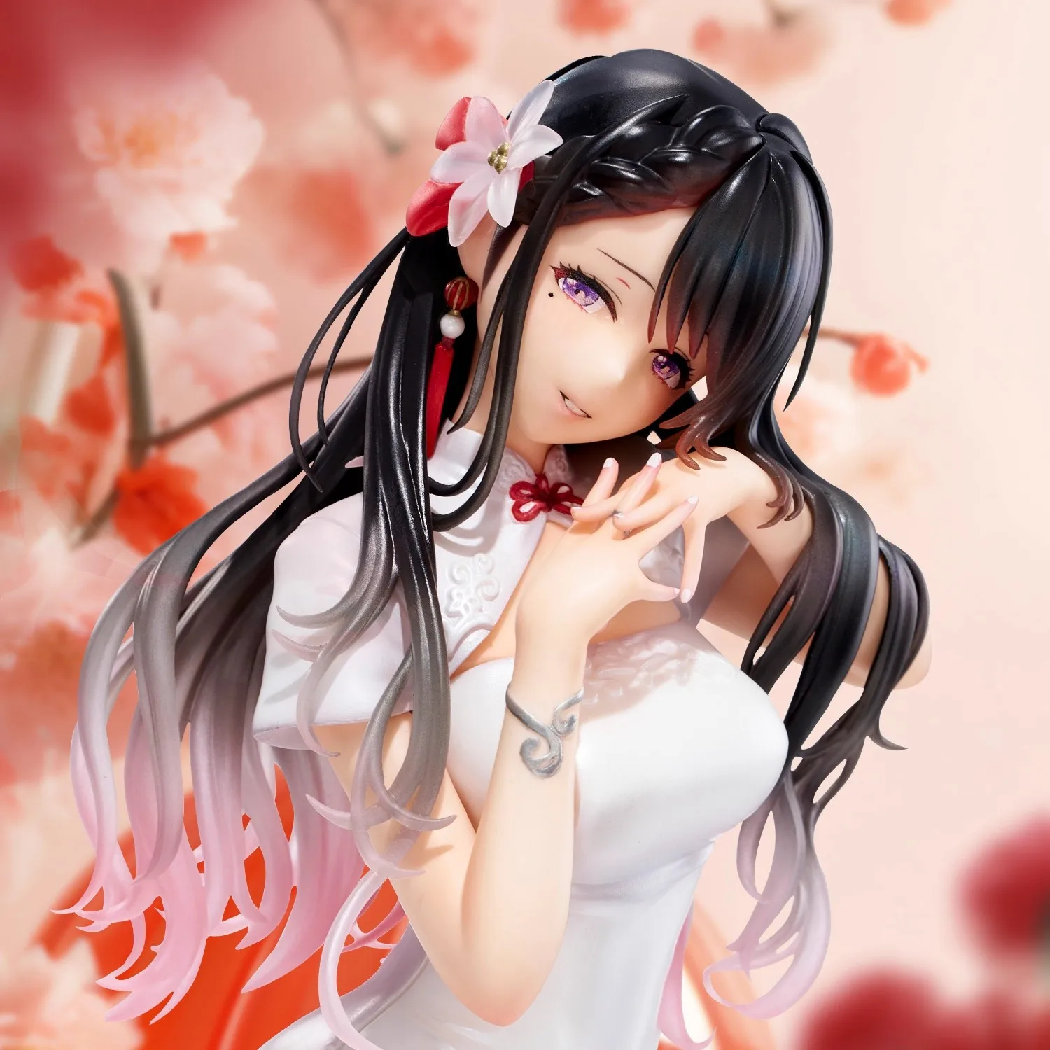 

Original In Stock Union Creative Uc 26cm A Healing White Cheongsam Anime Figure Model Decoration Desktop Collectible Toys