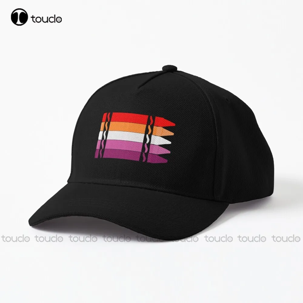 Lesbian pride flag crayons Dad Hat super hero caps Tactical Summer Sunscreen Hat Hunting Camping Hiking Fishing Caps Custom Gift