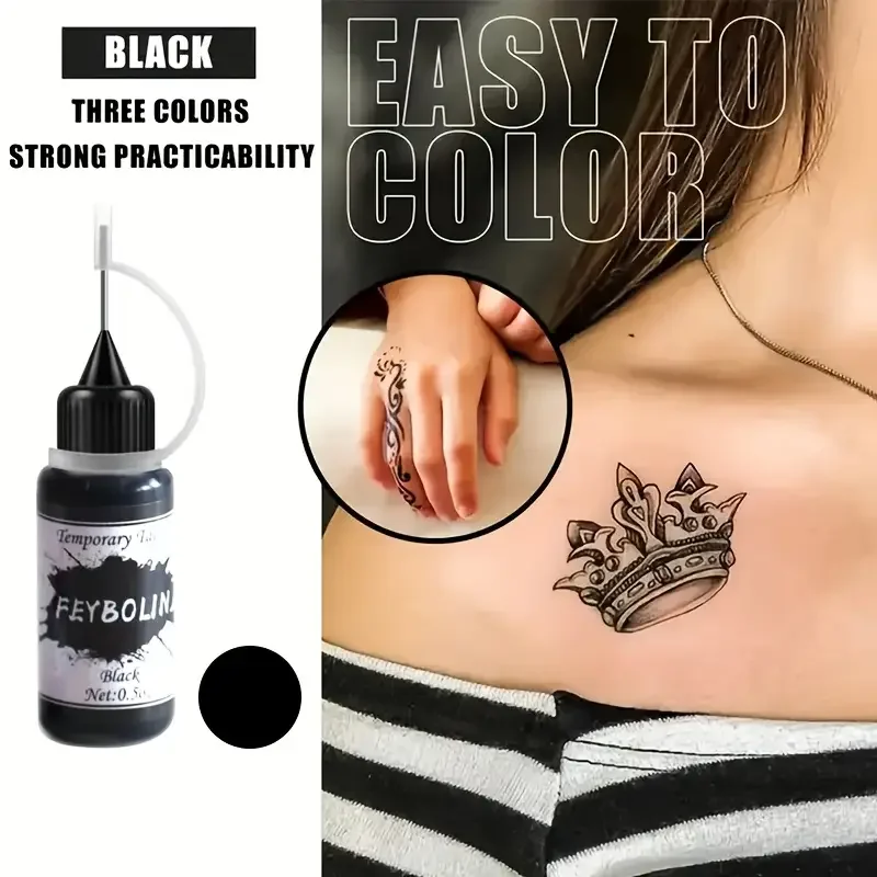 7 Colors Tattoo Cream Juice,Painless Tattoo Body Art Painting Cream for Long-Lasting and Vibrant Tattoos Not Easy to Fade