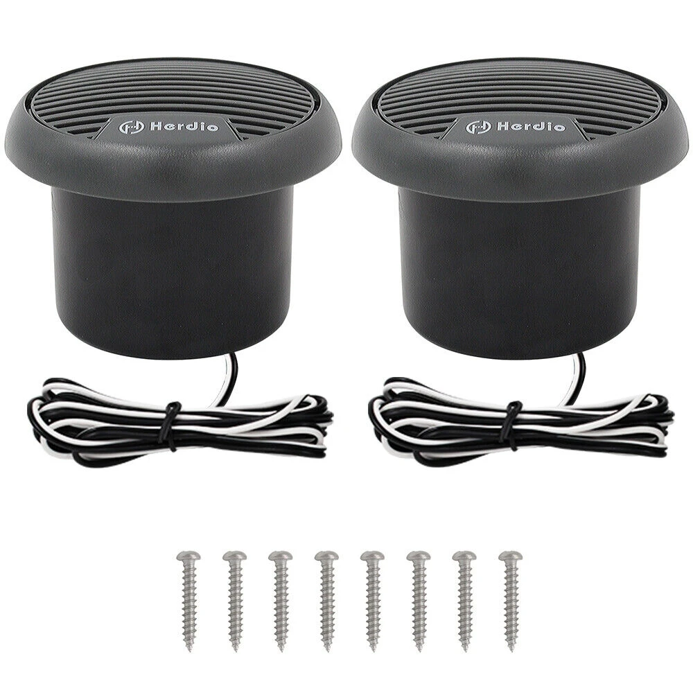 

Herdio 3'' Waterproof Marine Speakers 2 Way Full Range Audio Stereo System Motorcycle Speaker With MAX Power 140W For Boat UTV