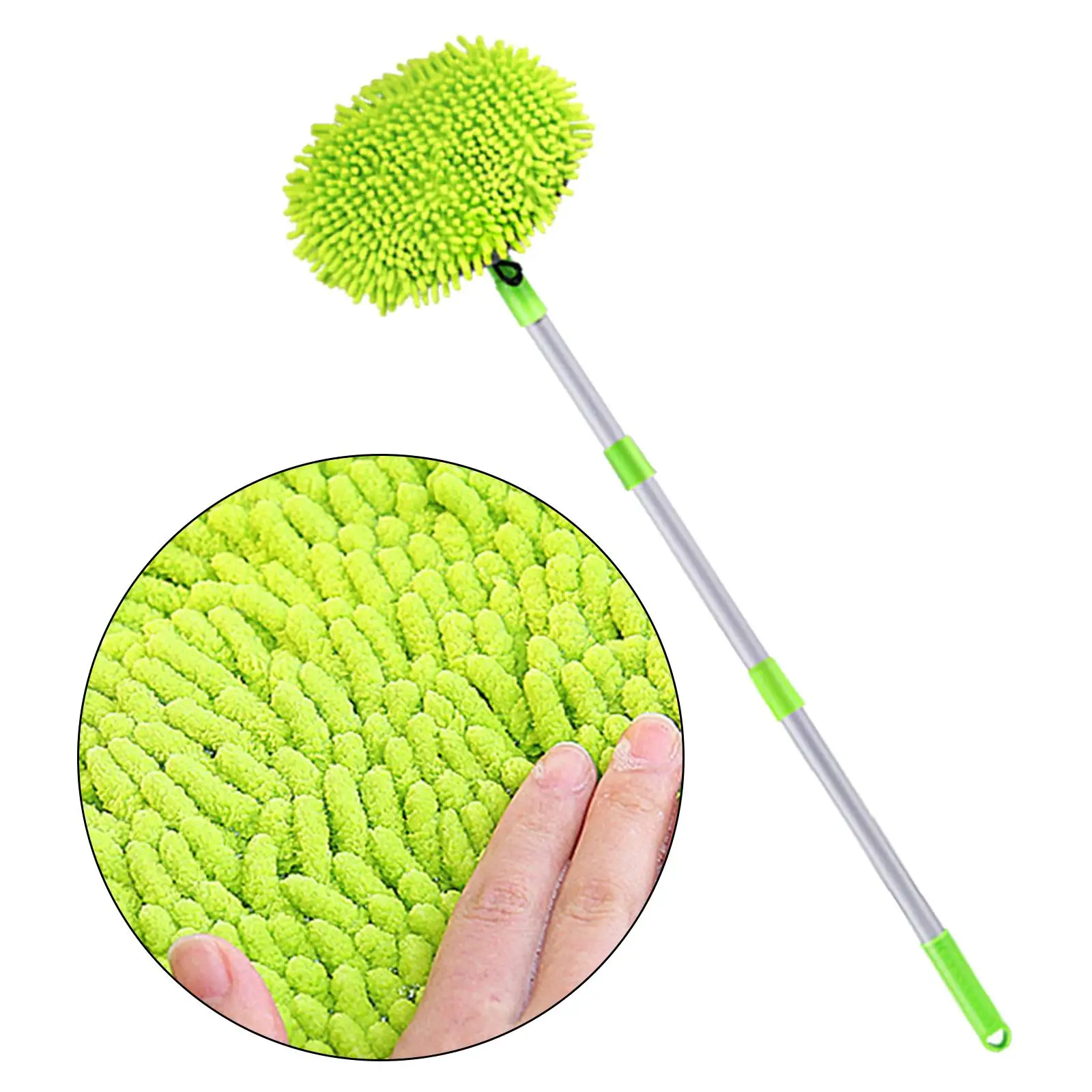 

Car Wash Brush Kit Mitt Mop with Long Handle Microfiber Telescoping Car Cleaning Brush Kit Car Washing Mop Kit Scratch Free