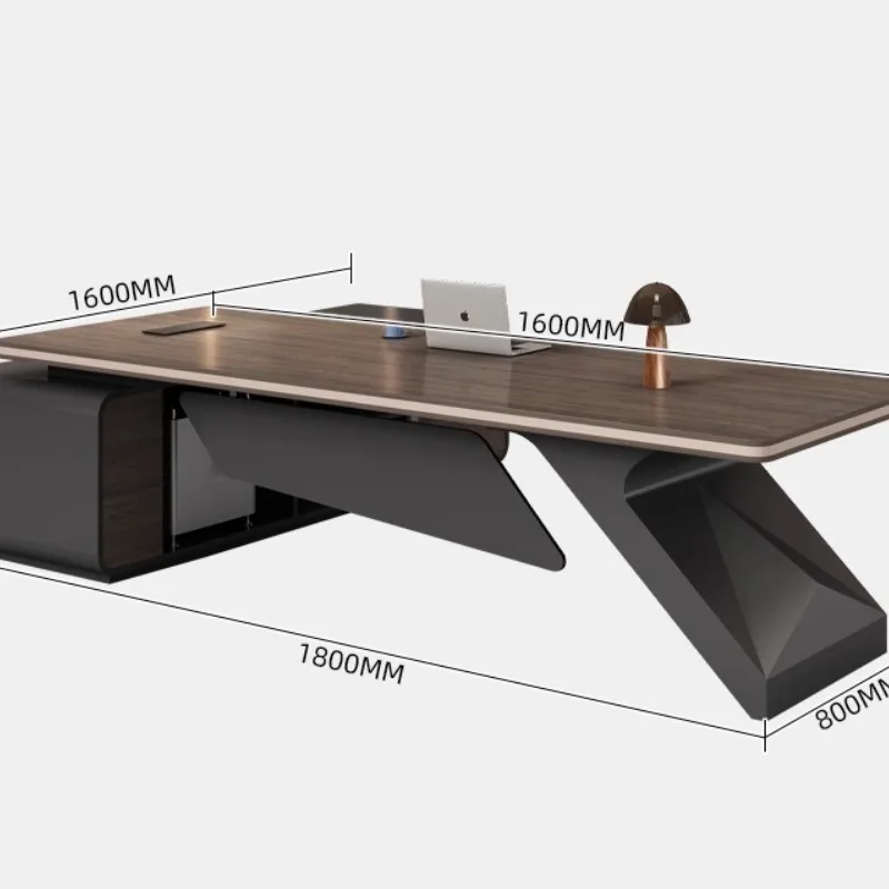Brown Storage Office Desks Desktop Executive Modern Standing Office Desks Study Portable Mesa De Escritorio Office Furniture