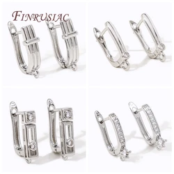 DIY Basic Schwenzy Material 18K Gold Plated Earwire Fastener Earring Hooks Accessories For Fashion Earrings Making Supplies