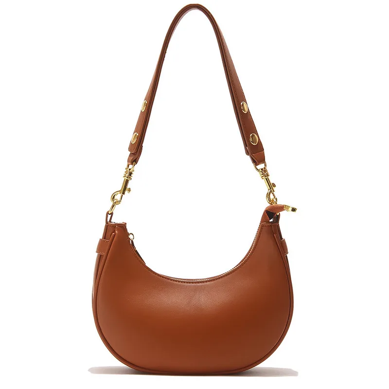 Sac à Main en Cuir Souple pour Femme, Sacoche à Bandoulière de Luxe Polyvalente, Décontracté, de Haute Qualité, Haut de Gamme