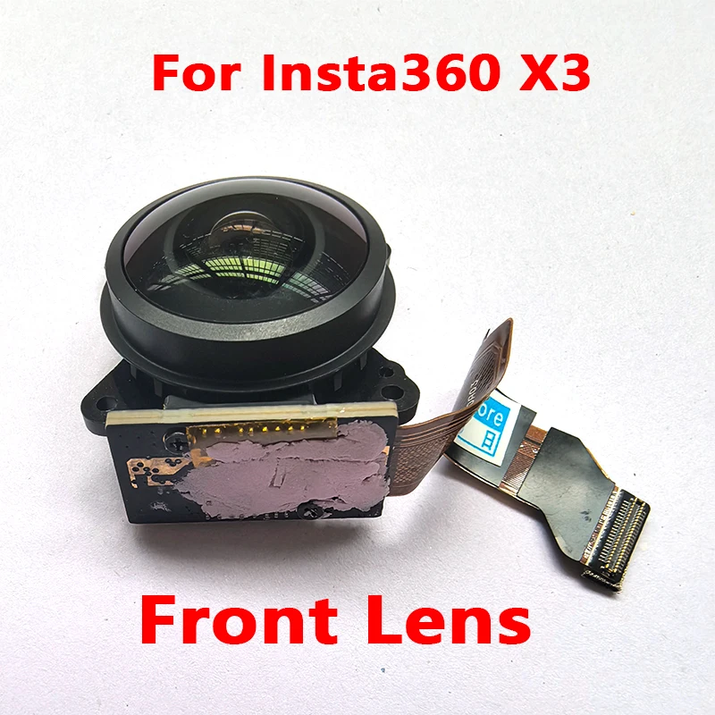 98% New For Insta360 X3 Front Lens Back Lens For Insta 360 X3 Lens With Glass Front Camera Repair Parts