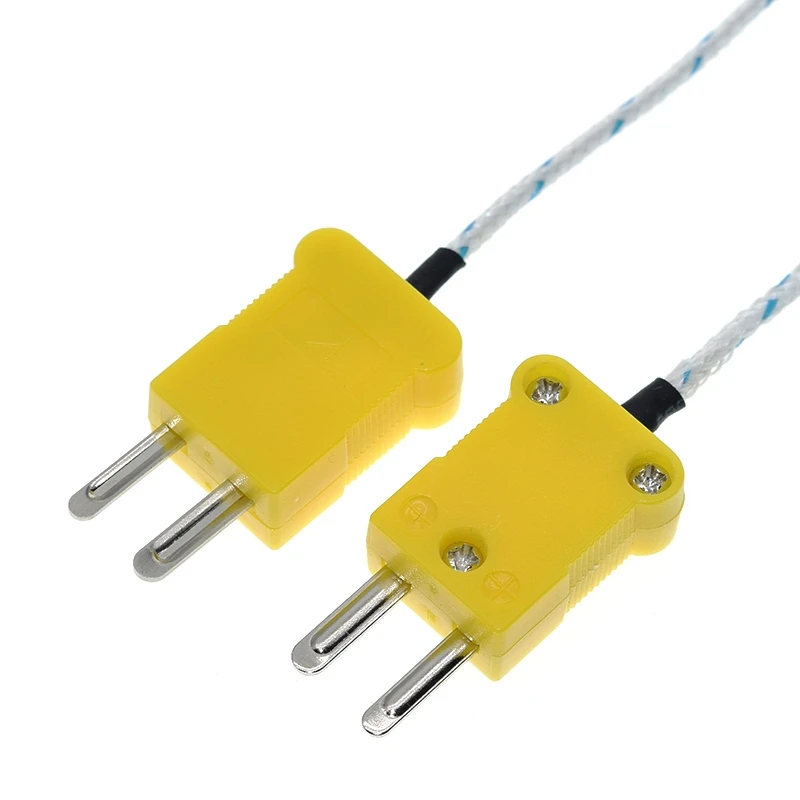 5PCS K type surface thermocouple temperature sensor 1m wire thermocouple probe -50~350℃