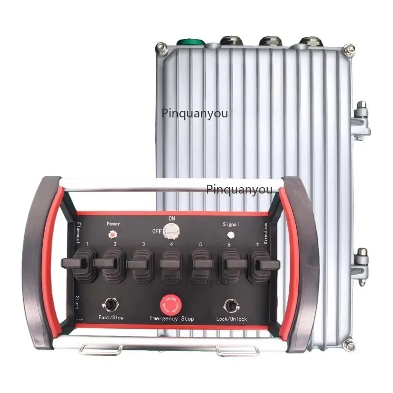Exclusive Technology Customization Fully Automatic Style Crane Remote Control Systems 7 Joysticks Crane Control
