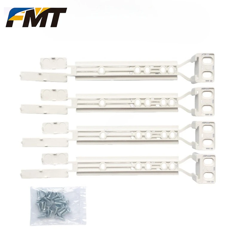 Kit de montaje de riel deslizante para puerta de refrigerador FMT4X para Electrolux Siemens Bosch, guía deslizante para puerta de refrigerador.