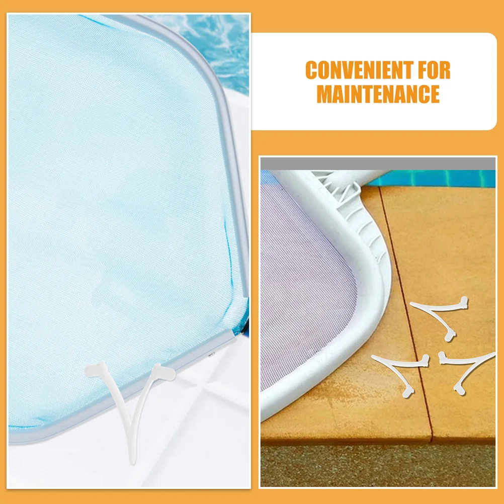 20 قطعة V مقاطع أداة تنظيف حمام السباحة مقبض كمية وفيرة لاستبدال مقشدة صافي فرشاة فراغ رئيس بركة الاستخدام