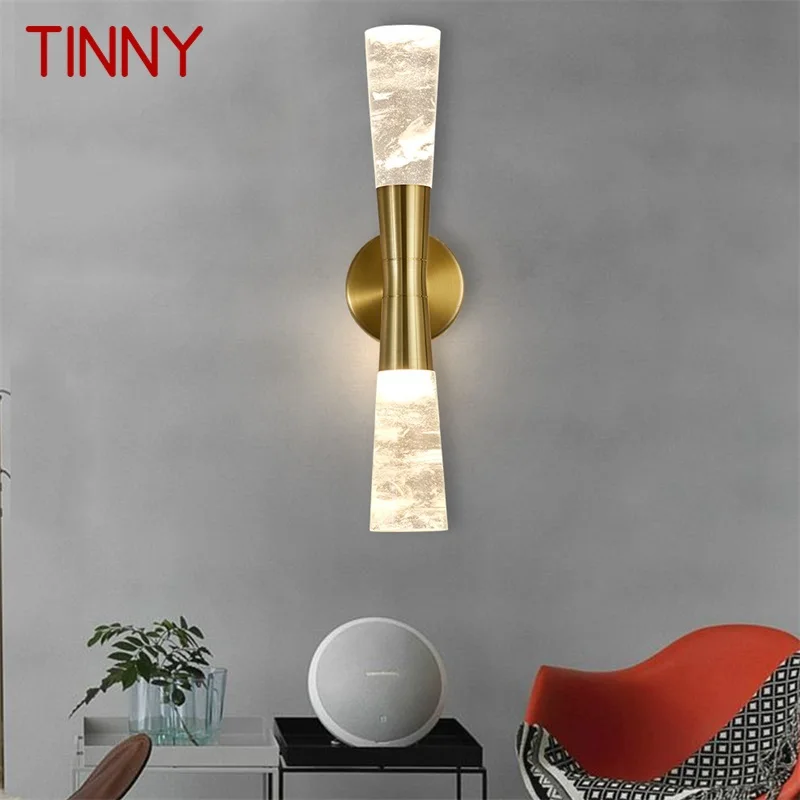 

TINNY Crystal Wall Lights Sconce LED Fixture Modern Aluminum Indoor Wall Lamps For Home Foyer Bedroom Living Room Office Hotel