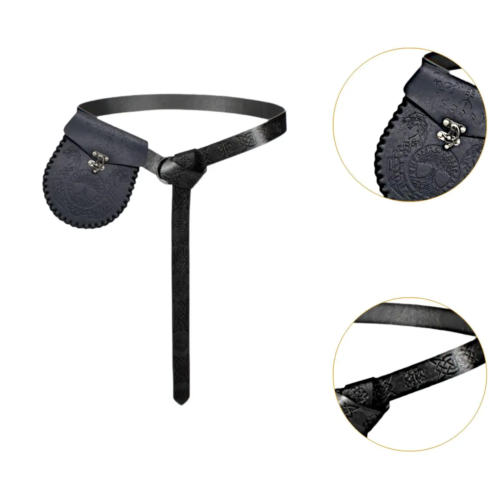 中世ヴィンテージベルトバッグ2個セット フェスティバルテーマのパーティー用 ハロウィン