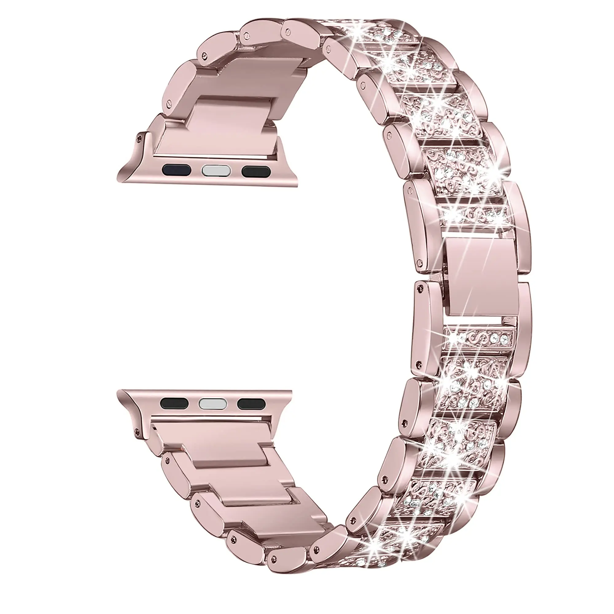 Schmuck Kette Riemen für Apple Uhr Band Ultra49mm 40mm 44mm 42mm 38mm Schleife Armband Diamant Handgelenk IWatch Serie 8 7 6 5 4 3 SE