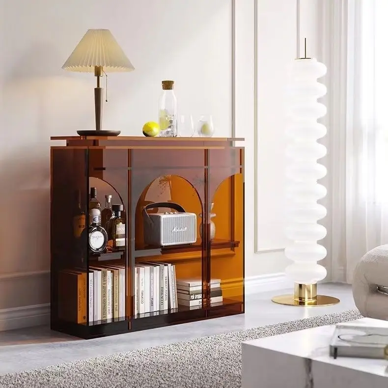 

Light luxury entrance cabinet Modern simple entrance table Living room French side cabinet Shelf Entry door entrance table