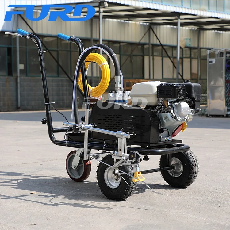 Best sell hand push cold spray airless road line marking paint machine