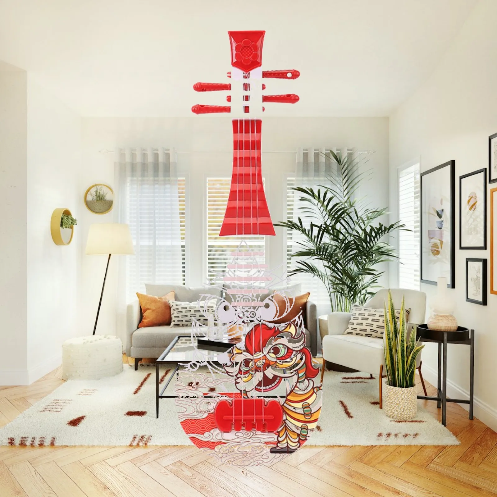 Musical Instrument Kids Toy Guitar Strings Educational Toys Small Guitar Toy for Beginners Children Girls Boys Kids