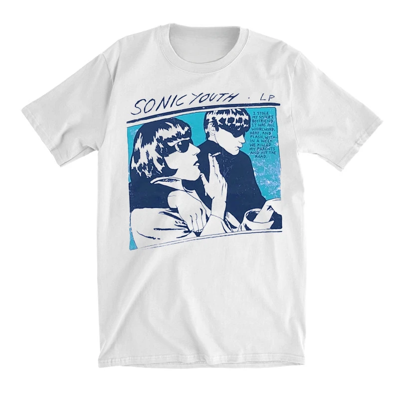SONIC YOUTH Sonic Youth Band Rock Punk Camiseta Casual de Lujo para Hombre y Mujer Marca de Banda Top 2026