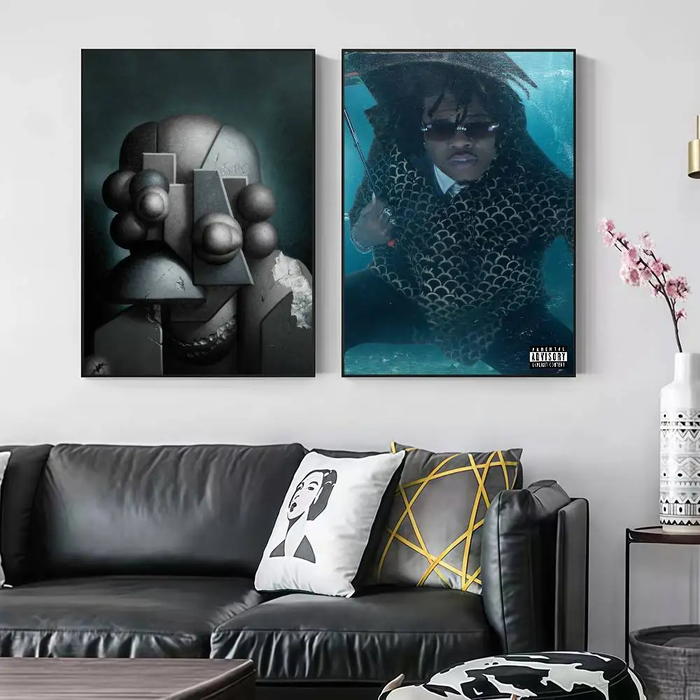 G-Gunna The Last Wun Peelable Self-adhesive Poster Stickers Are Suitable For Frameless Wall Decoration In A Room