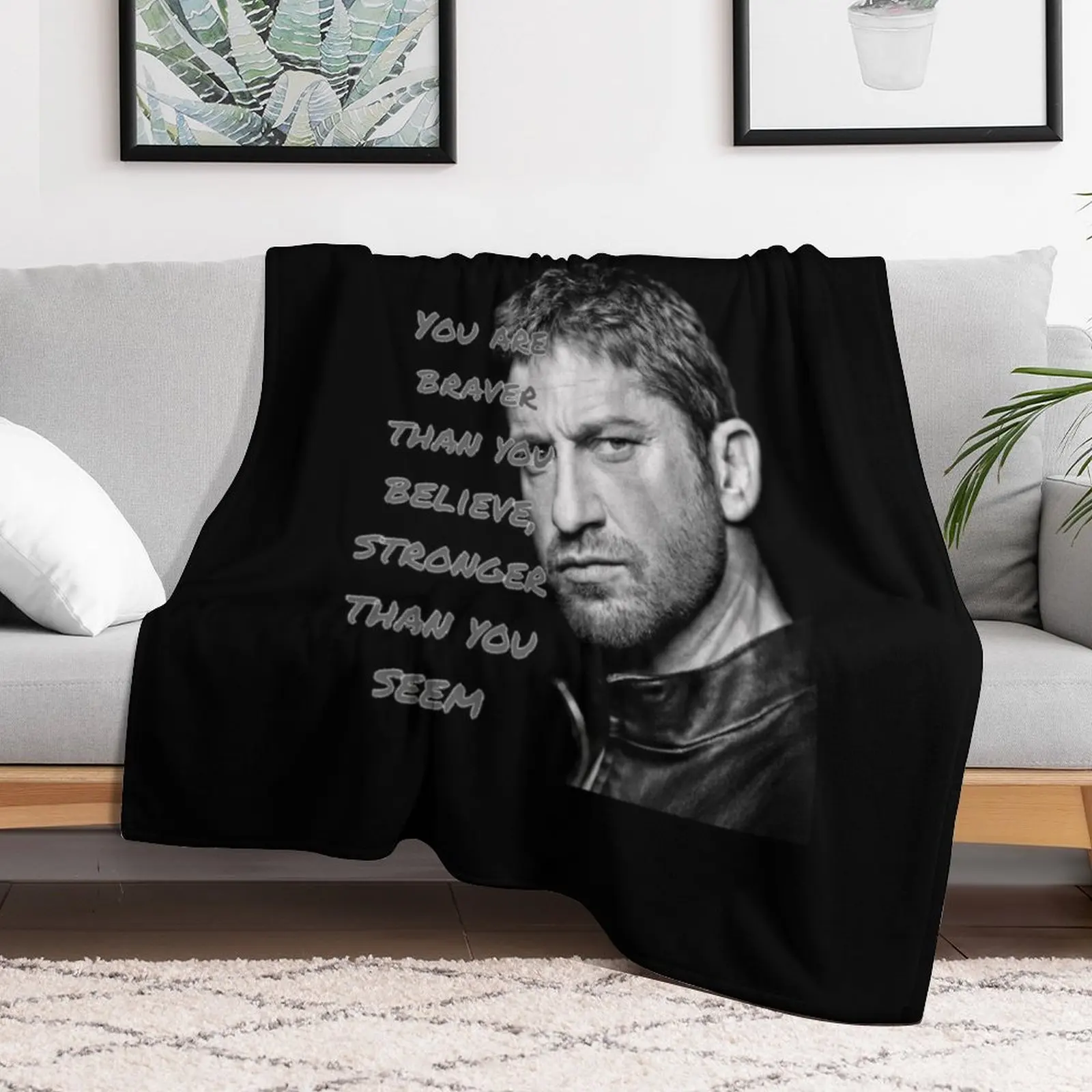 Photo of Gerard butler Throw Blanket