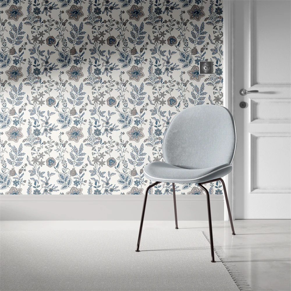 Custom papel de parede Vintage Flowers Bird Wallpaper for wall papers home decor Decorative mural living room house decoration
