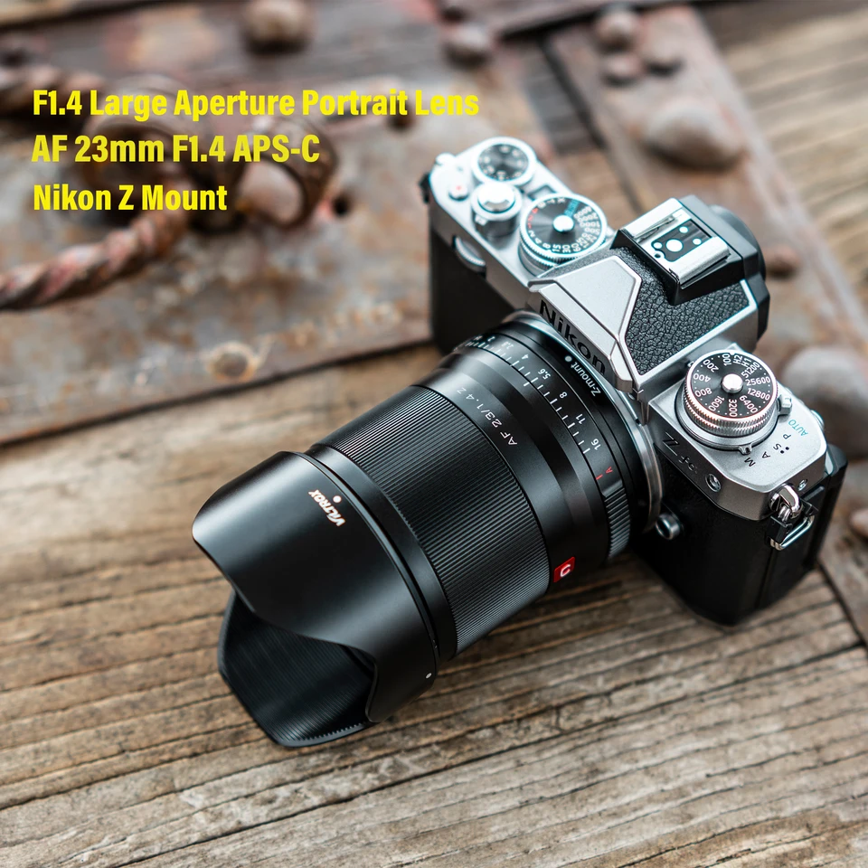 Viltrox 23mm 33mm 1.4 Camera Lens Auto Focus Wide Angle Lens Large