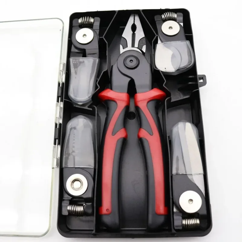 

BIESUO New Multi-purpose Tool, 5-in-1 Interchangeable Head Tool Set Multi-function Pliers