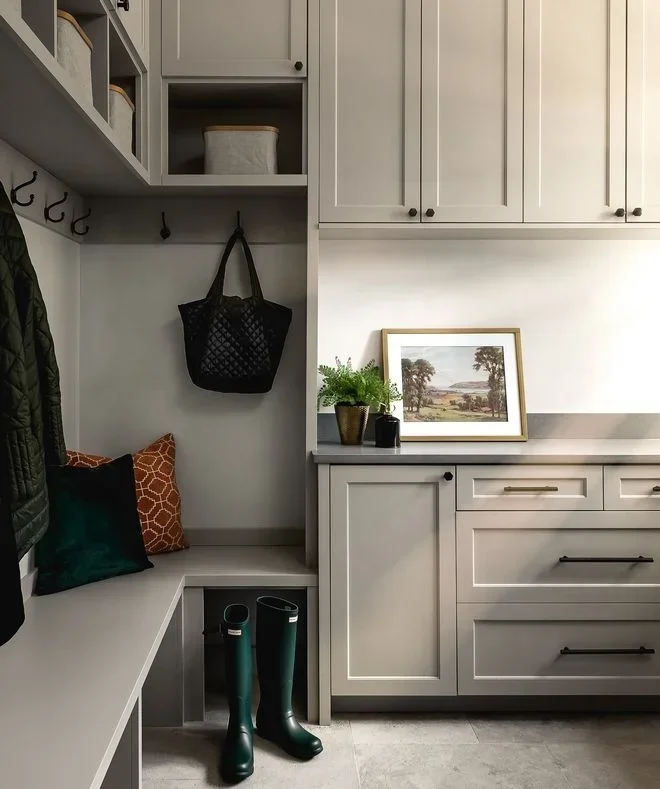 

'Artisan Custom Simple Design Mudroom Shelving Shoe Rack Mudroom Cabinets