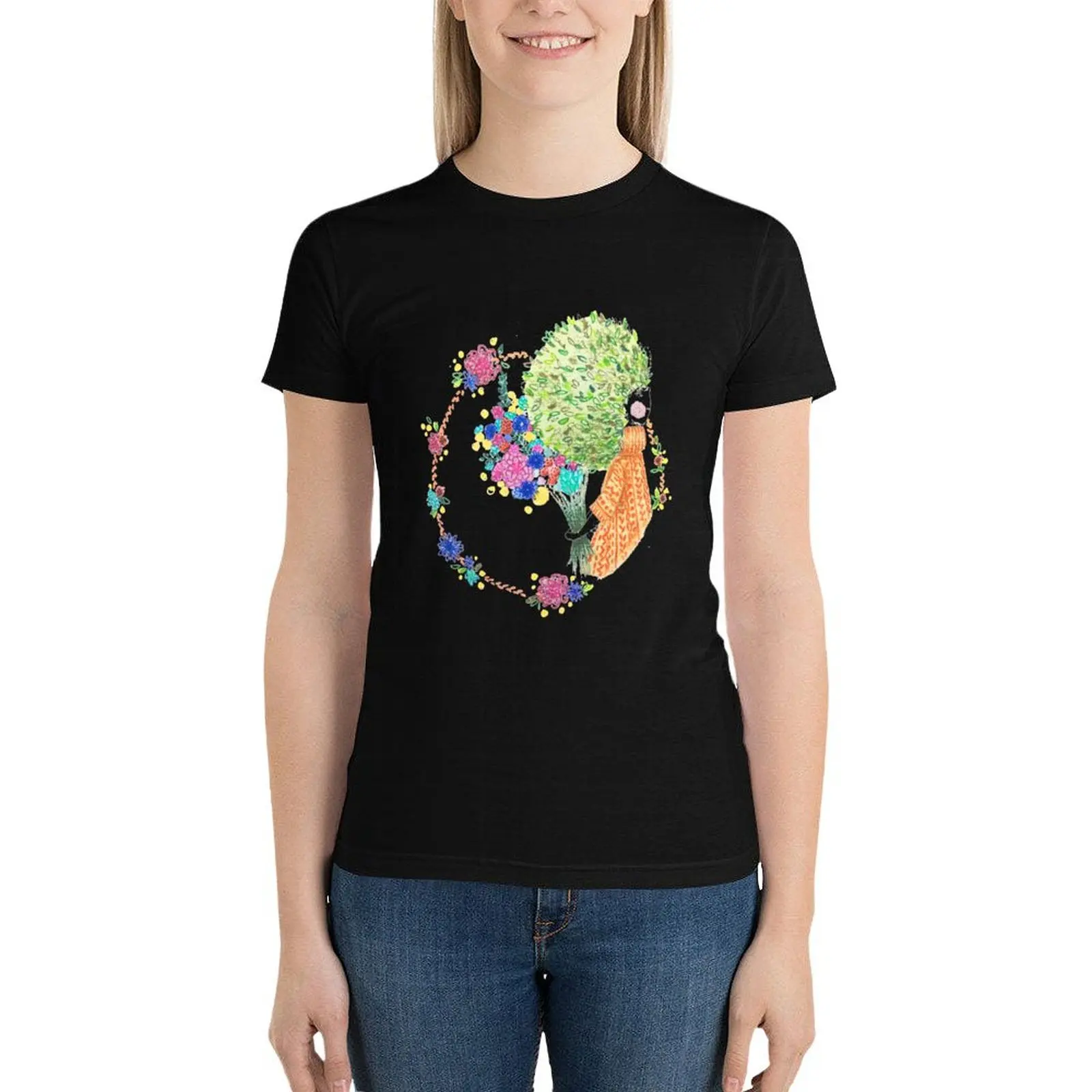 Little Sprout T-Shirt anime clothes graphics hippie clothes Womens graphic t shirts