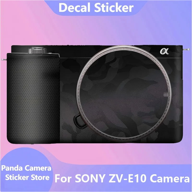 Protector de Cámara Anti-Rayones para SONY ZV-E10, Película Protectora para el Cuerpo, Skin ZVE10