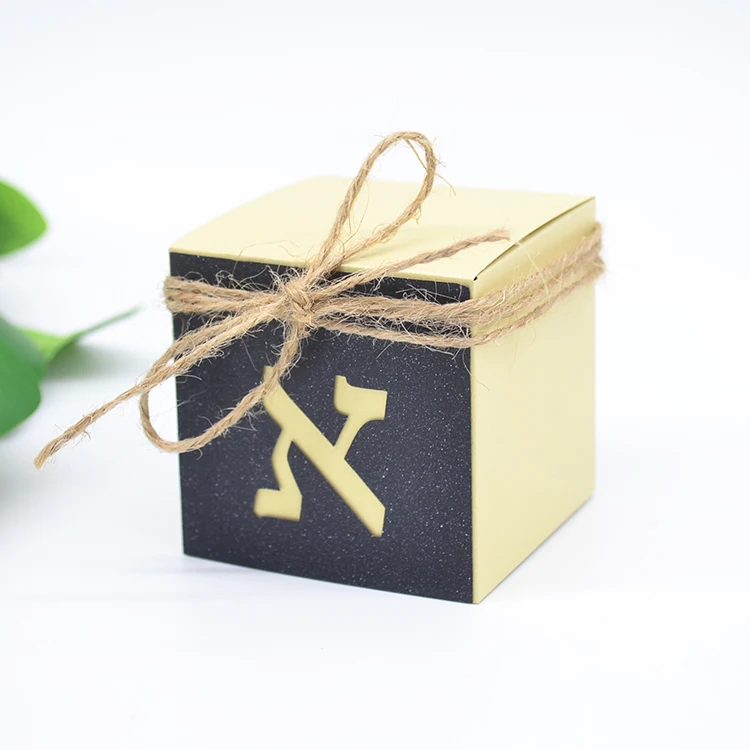6cm Bar Mitzvah Party Upsherin Box with Laser Cut Custom Hebrew Tag for Jewish Decoration