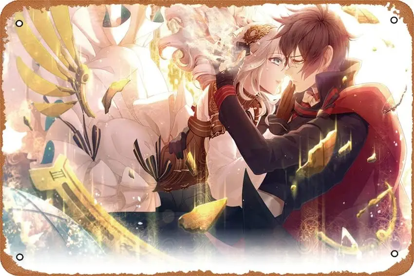 Video Game, Arsène Lupin (Code: Realize), Code: Realize, Cardia (Code: Realize) Metal Tin Sign Home Decoration Bar Cafe Club Wal