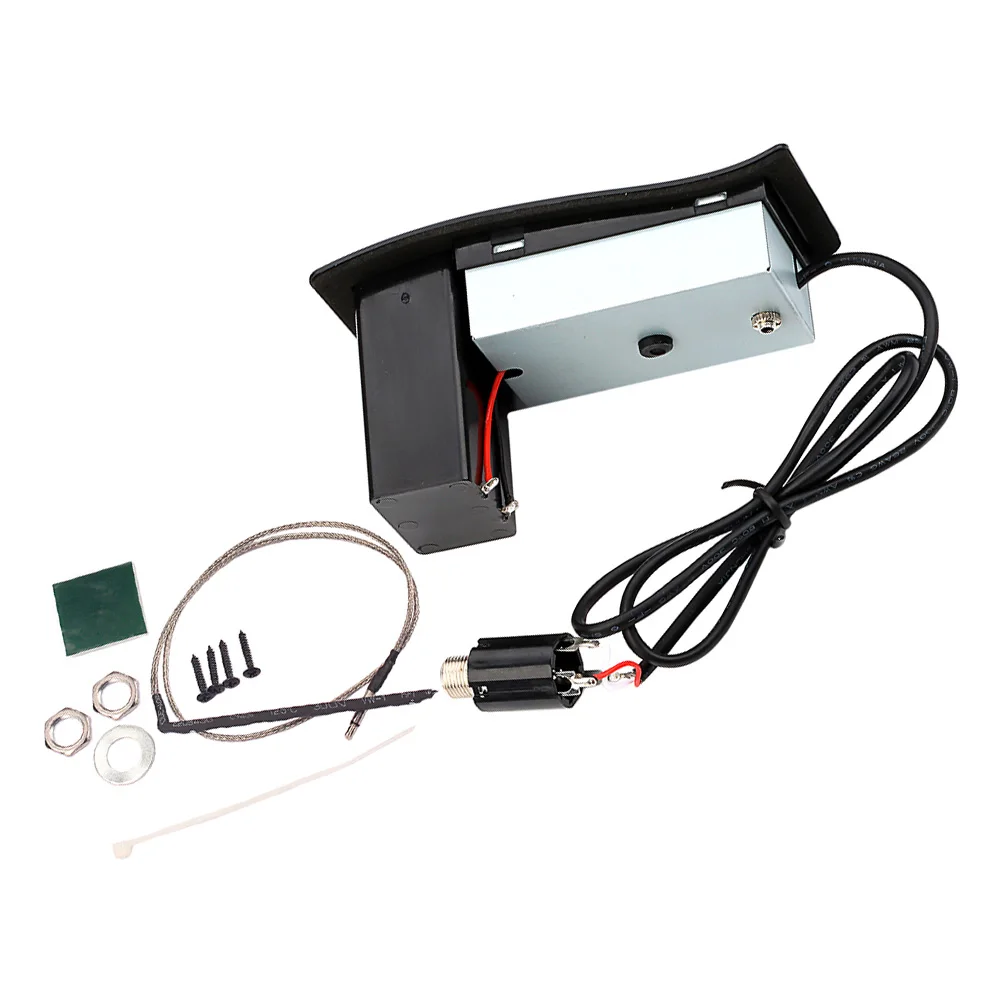 1 Set Parti Suono per chitarra Accessori per chitarra acustica elettrica Sistema di preamplificazione durevole Pickup a ponte di ricambio Violino Ukulele
