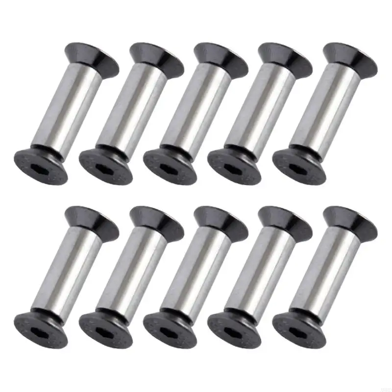 A6HD 10 Uds YFS tornillos cabeza hexagonal plana cuchillo remaches tornillos fijación tuerca