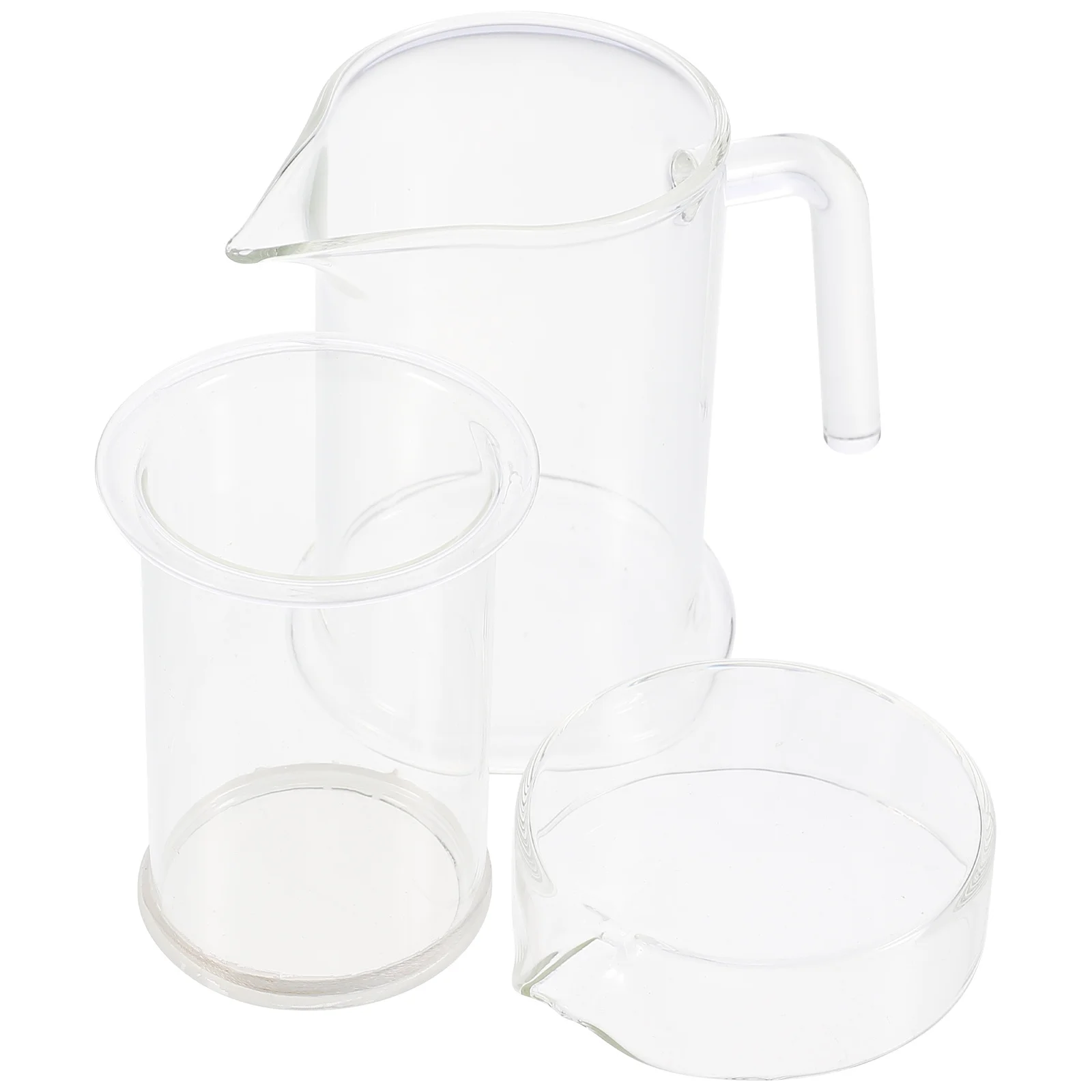

1Set Heat Resistant Borosilicate Glass Tea Pot Filtration Tea Maker Suitable for Office Home Transparent Glass Kettle