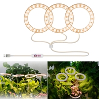 LED Growing Lamps for Plants Full Spectrum Plant Light LED Ring Plants Lights Dropshipping