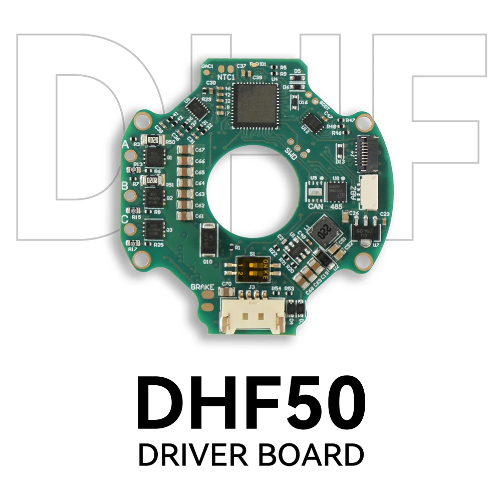 DHF50v2 DC Brushless Servo Motor Drive Board with Encoder and Inductive Driver with RS485 CAN Communication