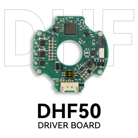 DHF50v2 DC brushless servo motor drive board with encoder and inductive driver with RS485 CAN communication