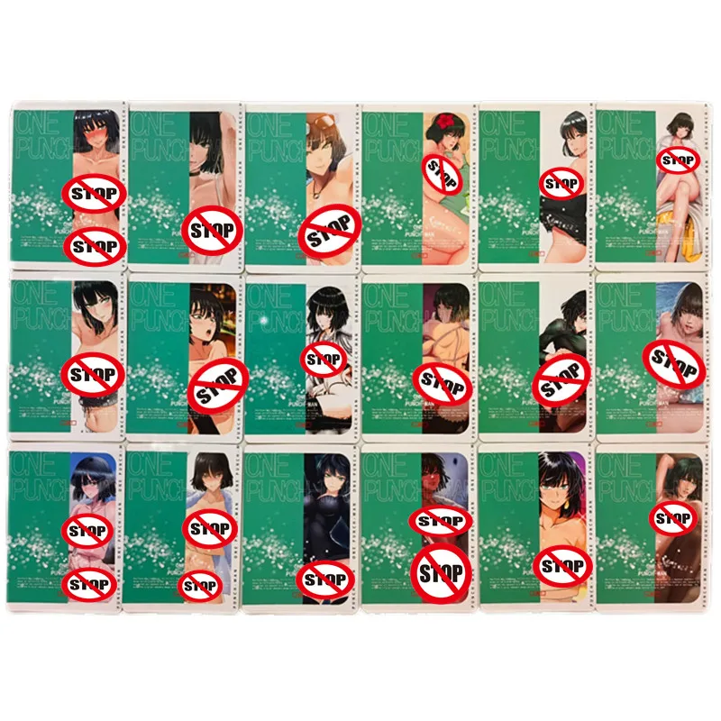 

18 шт./компл., сексуальная телесная фотокарта, классический персонаж аниме ONE PUNCH-MAN Fubuki для взрослых 18+, игра в стиле комиксов, подарочная игрушка, коллекционная карта «сделай сам»