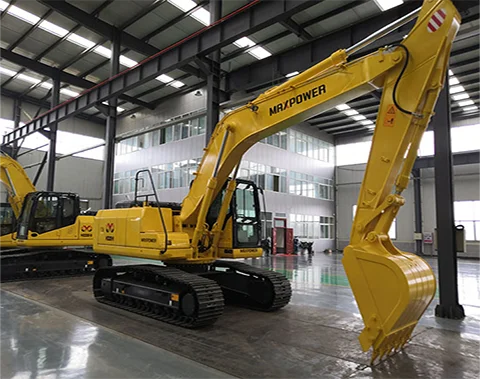 Excavadora grande Excavadora Precio barato Excavadora de ruedas Toshiba Cilindro hidráulico Motor Changchai Bomba de motor de engranajes Toshiba