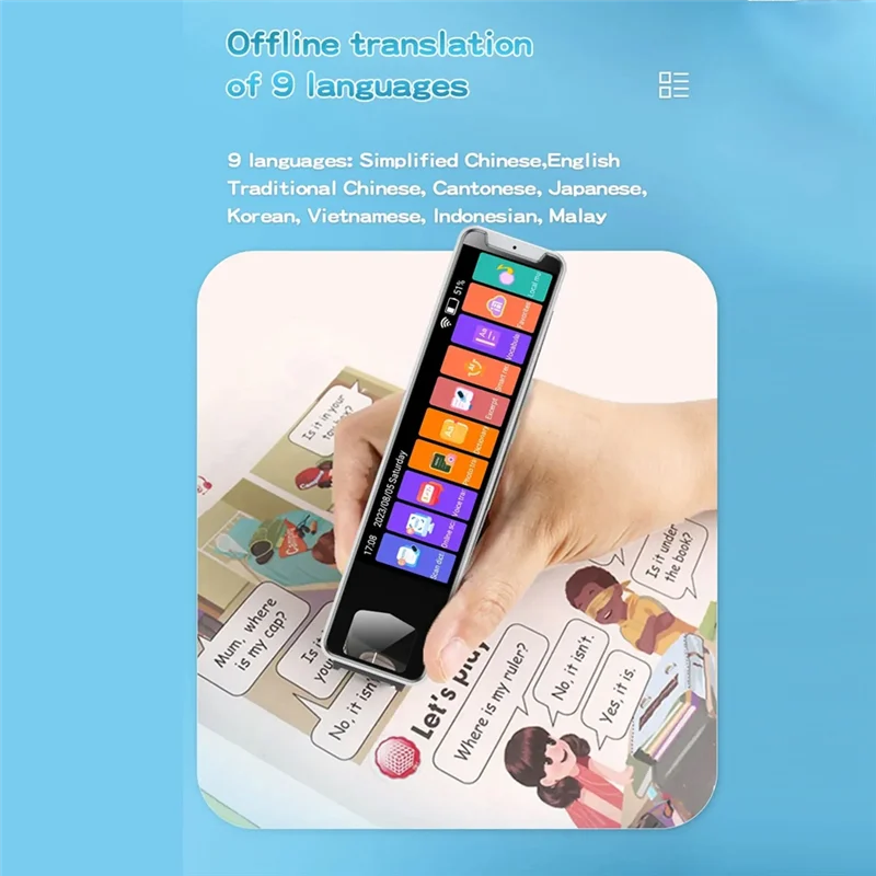 B03B-Scanner Translation Pen Offline Smart Language Voice Translator Machine 134 Languages Intelligent Translator Pen Durable Bl
